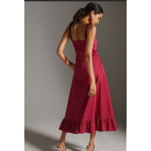 Anthropologie ×Hutch Floral-Hem Maxi Dress - Picture 4 of 11